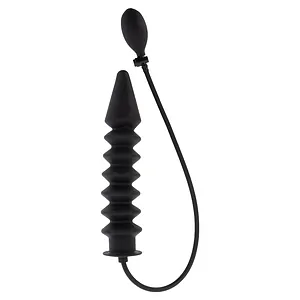 Plug Anal Gonflabil Hidden Desire — Striații Negru 28cm pe Vibreaza.ro