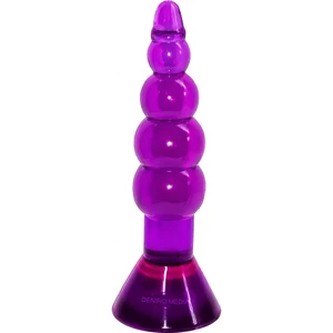 Plug Anal Riders Debra — Șir De Bile, Mov Discret Plug Anal Riders Debra — Șir De Bile, Mov Discret pe Vibreaza.ro