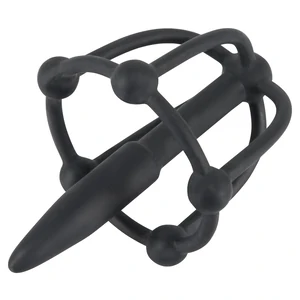 Cusca Pentru Gland Cu Perle Stimulante Dimensiuni Plug Uretral 0.6-0.8 Cm Dilatator