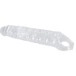 Prelungitor Crystal Skin Penis Sleeve Transparent pe Vibreaza.ro