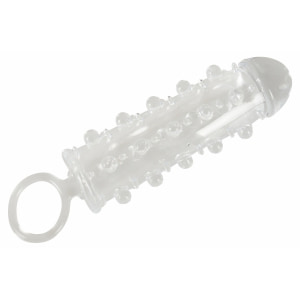 Prelungitor Cu Inel Texturat Cu Bile Transparent pe Vibreaza.ro