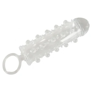 Prelungitor Cu Inel Texturat Cu Bile Transparent pe Vibreaza.ro