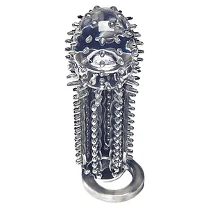 Prelungitor OptiMALE Stimulator Transparent Prelungitor OptiMALE Stimulator Transparent pe Vibreaza.ro