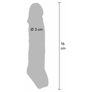 Manșon Prelungitor Get Real pentru Penis Mai Lung