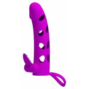 Prelungitor Penis Pretty Love Extended Sleeve Mov pe Vibreaza.ro