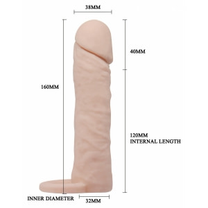 Prelungitor Penis Pretty Love Sleeve Rezistent la Apă