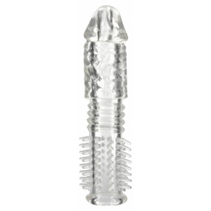 Prelungitor Penis Silicon Super Stretch Transparent pe Vibreaza.ro