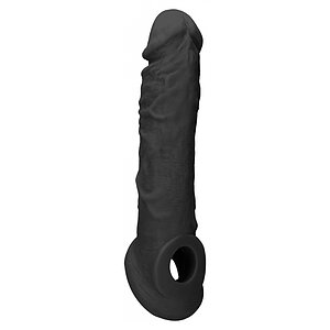 Prelungitor RealRock Realist pentru Penis Mai Lung Negru