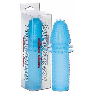 Prelungitor Penis Super Stretch Albastru pe Vibreaza.ro