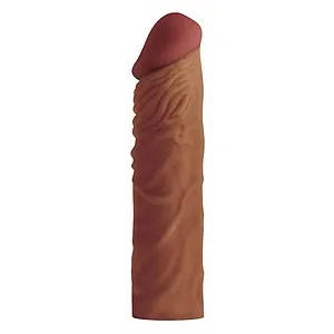 Prelungitor Pleasure X-Tender Penis Sleeve 19cm Prelungitor Pleasure X-Tender Penis Sleeve 19cm pe Vibreaza.ro