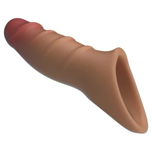 Pretty Love Damell Brown — Manșon Realist, Material Moale Maro pe Vibreaza.ro