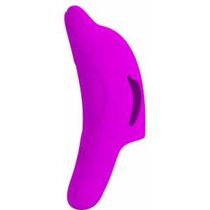Pretty Love Delphini Vibrator De Deget 10 Funcții Mov Discret pe Vibreaza.ro