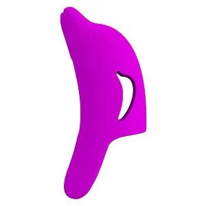 Pretty Love Delphini Vibrator De Deget 10 Funcții Mov Discret pe Vibreaza.ro