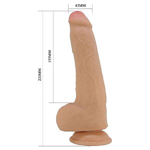 Pretty Love Draco — Dildo Realist 23,3 cm, Piele Glisantă