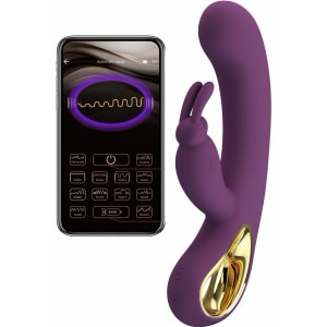 Pretty Love Liam Vibrator Rabbit cu 2 Motoare Mov pe Vibreaza.ro