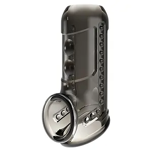 Pretty Love Manșon Texturat TPE — Soft și Waterproof Gri pe Vibreaza.ro