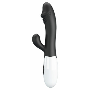 Pretty Love Snappy Black — Iepuraș Dual, 30 Moduri Negru pe Vibreaza.ro