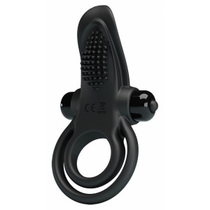 Pretty Love Vibrant Penis Ring Negru pe Vibreaza.ro