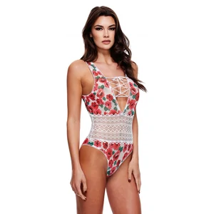 Body Baci White Floral And Lace Alb pe Vibreaza.ro