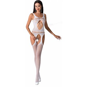 Catsuit Passion BS057 Alb pe Vibreaza.ro