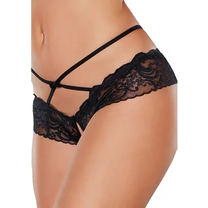 Chilot Allure Open Panty Lace Band Criss Cross Negru Chilot Allure Open Panty Lace Band Criss Cross Negru pe Vibreaza.ro