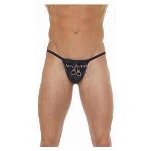 Chilot Amorable Sebastian Thong Negru pe Vibreaza.ro