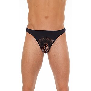 Chilot Amorable Thong Justin Negru pe Vibreaza.ro