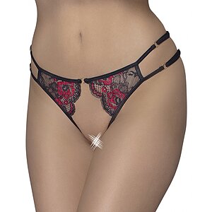 Chilot Cottelli Collection Sandy Negru pe Vibreaza.ro