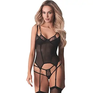 Corset Obsessive Arrowel Negru pe Vibreaza.ro