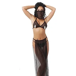 Costum Dansatoare Buric Amorable Negru pe Vibreaza.ro