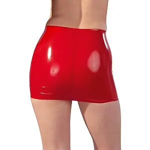 Fustă Latex Mini Skirt Roșu Fustă Latex Mini Skirt Roșu pe Vibreaza.ro