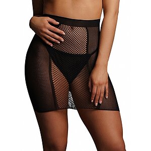 Fustă Le Desir High-Waist Fishnet Negru pe Vibreaza.ro