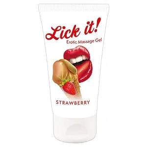 Gel Lick it! Strawberry pe Vibreaza.ro