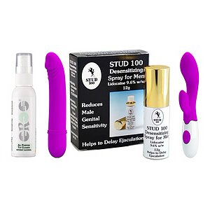 Pachet Plăcere Prelungită: Control, Curățenie, Vibrații pe Vibreaza.ro