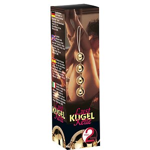 Set 4 Bile Vaginale Love Kegel Auriu
