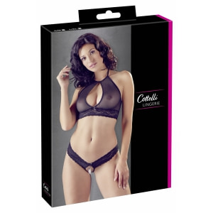 Set Cottelli Collection Maryam Negru L-XL