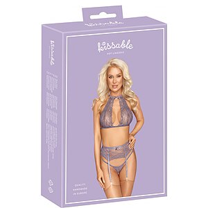 Set din Dantelă Kissable Gianna Mov S-M