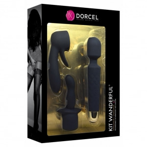 Set Jucării Erotice Dorcel Wanderful Negru