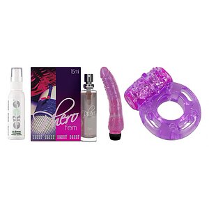 Set Seducție Totală: Kit Intens Mov pe Vibreaza.ro