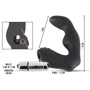 Stimulator Prostată Rebel Negru