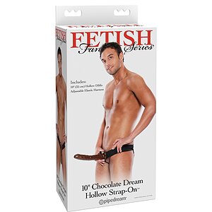Strap-On Chocholate Dream 25cm Negru