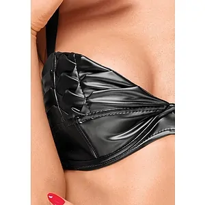 Sutien Noir Carmen Wetlook Negru pe Vibreaza.ro