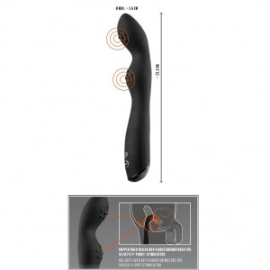 Vibrator Rebel P-Spot Negru