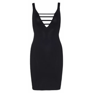 Rochie Leg Avenue Deep-V Callie Negru S