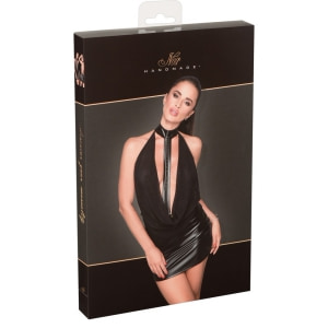 Rochie Noir Handmade Leia Negru S