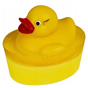 Săpun galben cu jucărie rățușcă Organique pe Vibreaza.ro