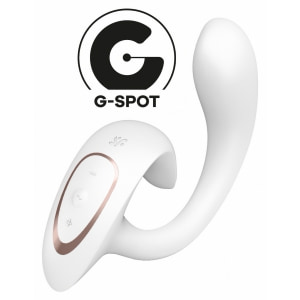 Satisfyer G For Goddess 1 12 Programe Reîncărcabil Alb pe Vibreaza.ro