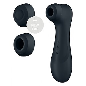 Satisfyer Pro 2 Generation 3 With Liquid Air Dark Grey Negru pe Vibreaza.ro