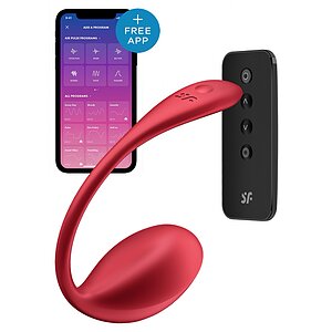 Satisfyer Shiny Petal Red Reincarcabil 12 Moduri Rosu pe Vibreaza.ro