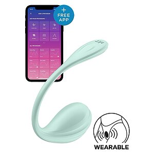 Satisfyer Smooth Petal Connect 12 Moduri App Control Verde pe Vibreaza.ro